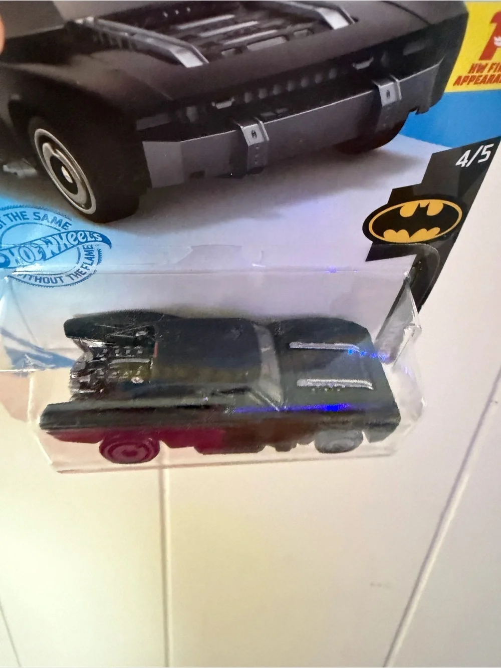 Hot Wheels Batman Black Muscle Car Toy - Official Hot Wheels